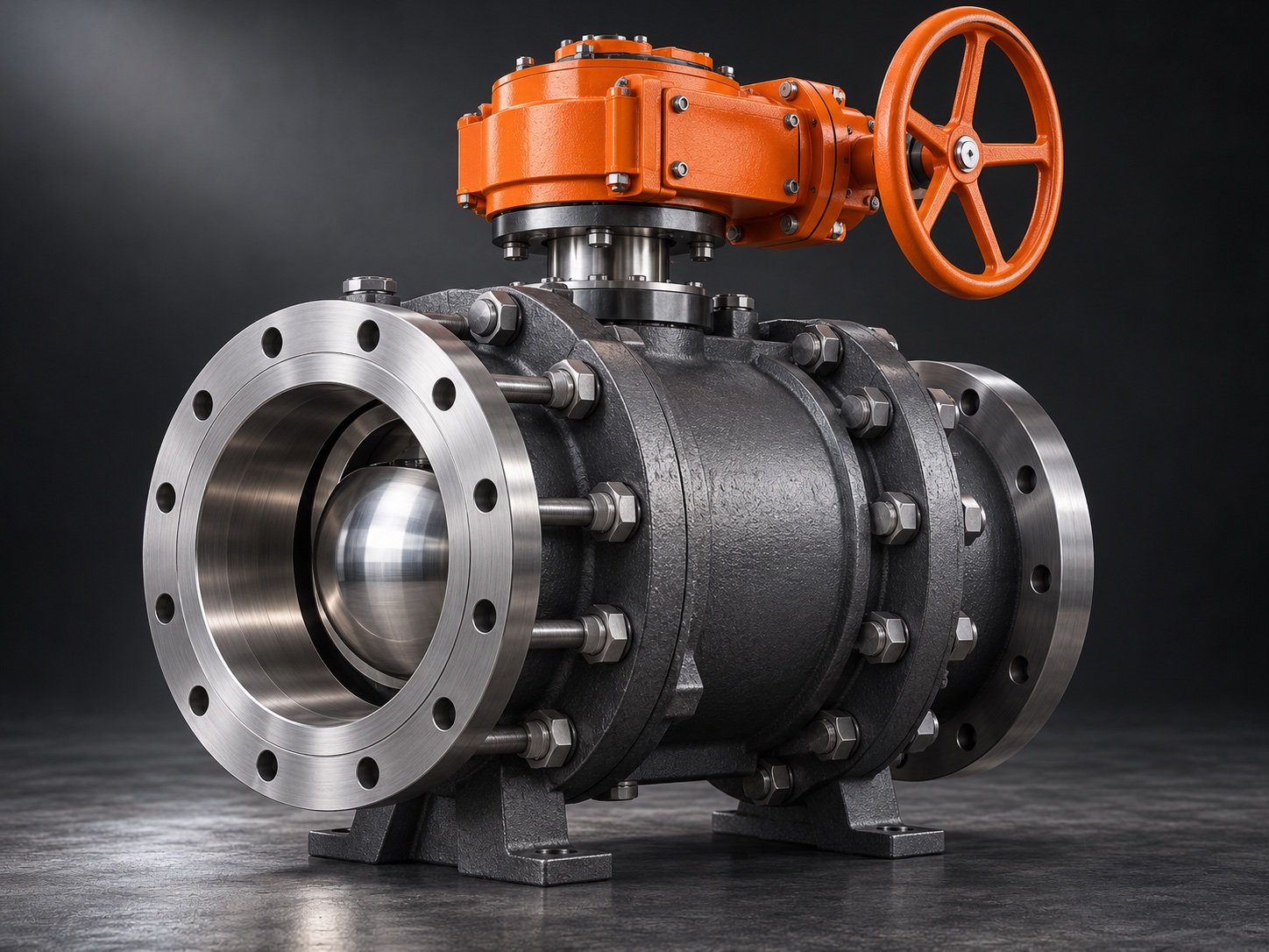 Coking ball valves — concept illustration